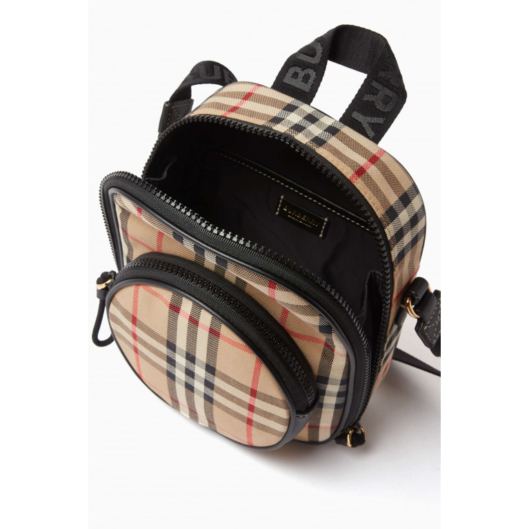 Burberry - Checked Backpack in Canvas