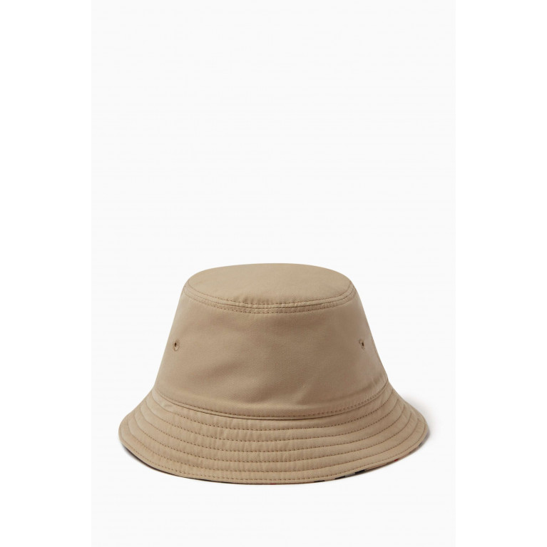 Burberry - Reversible Check Bucket Hat in Cotton