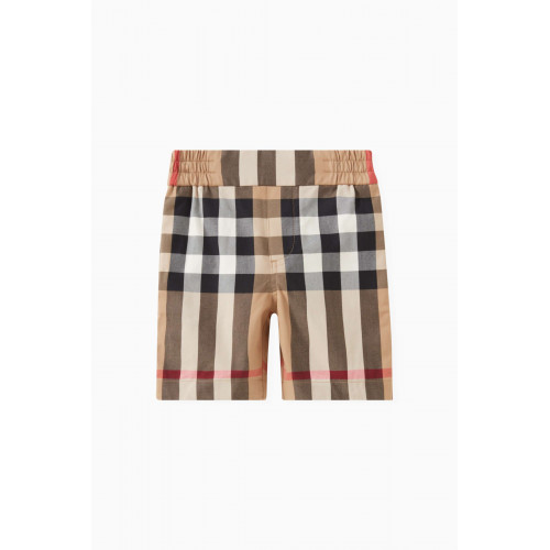Burberry - Check Shorts in Cotton