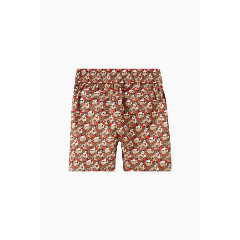 Burberry - Bear-print Shorts in Cotton