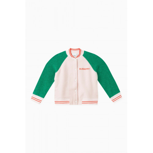 Burberry - Colour-blocked Bomber Jacket in Wool
