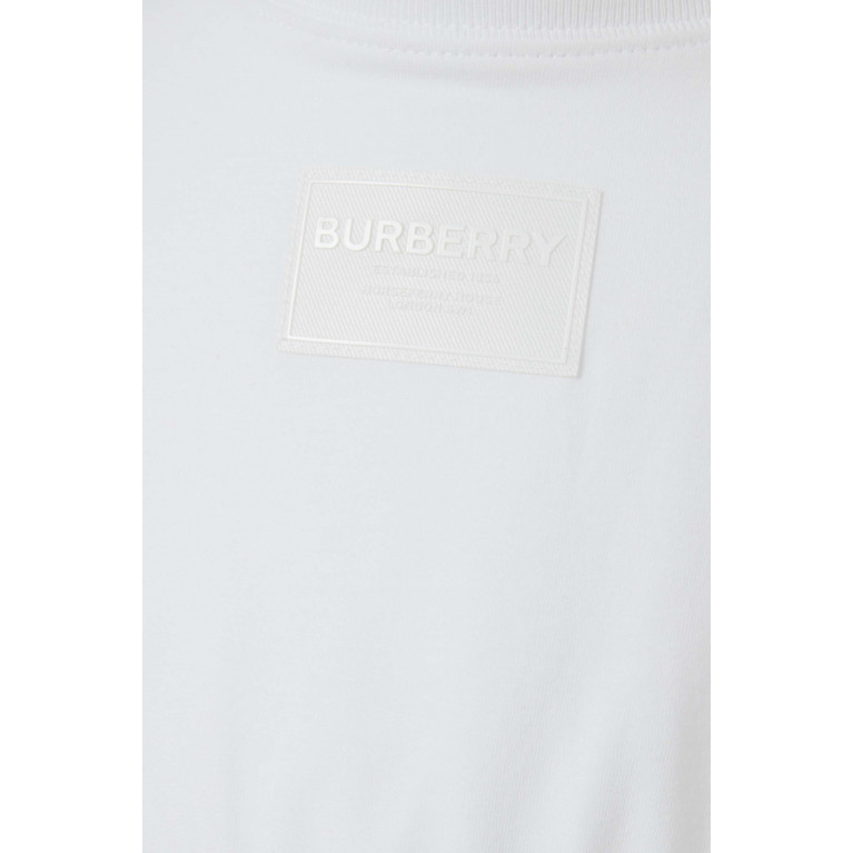 Burberry - Logo-applique Check-print Dress Set in Cotton