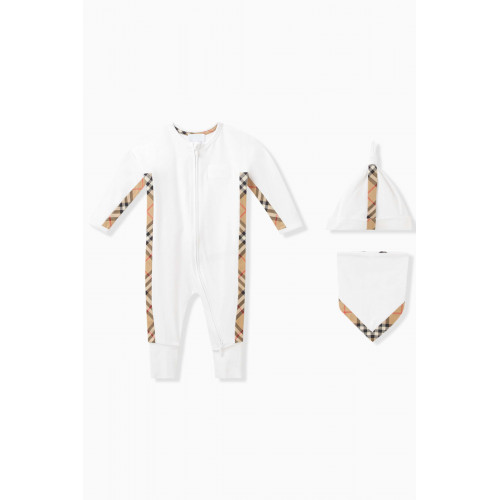 Burberry - Logo Check-print Gift Set in Cotton