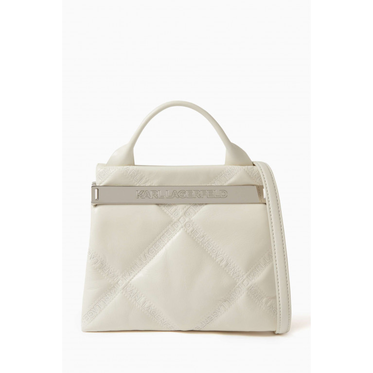 Karl Lagerfeld - K/KROSS Top Handle Bag in Quilted Leather