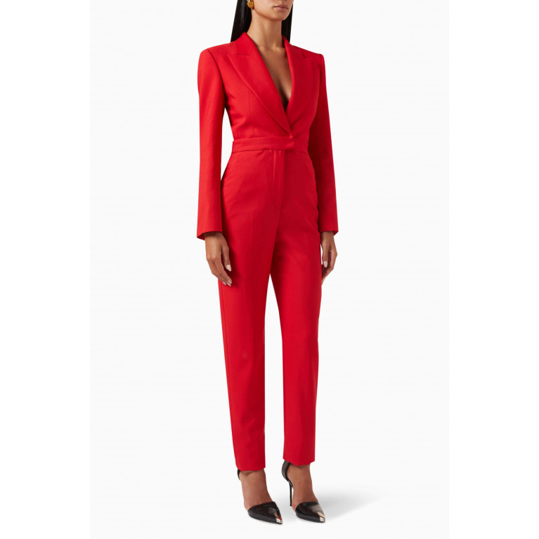 Alexander McQueen - All-in-one Tailored Jumpsuit in Wool