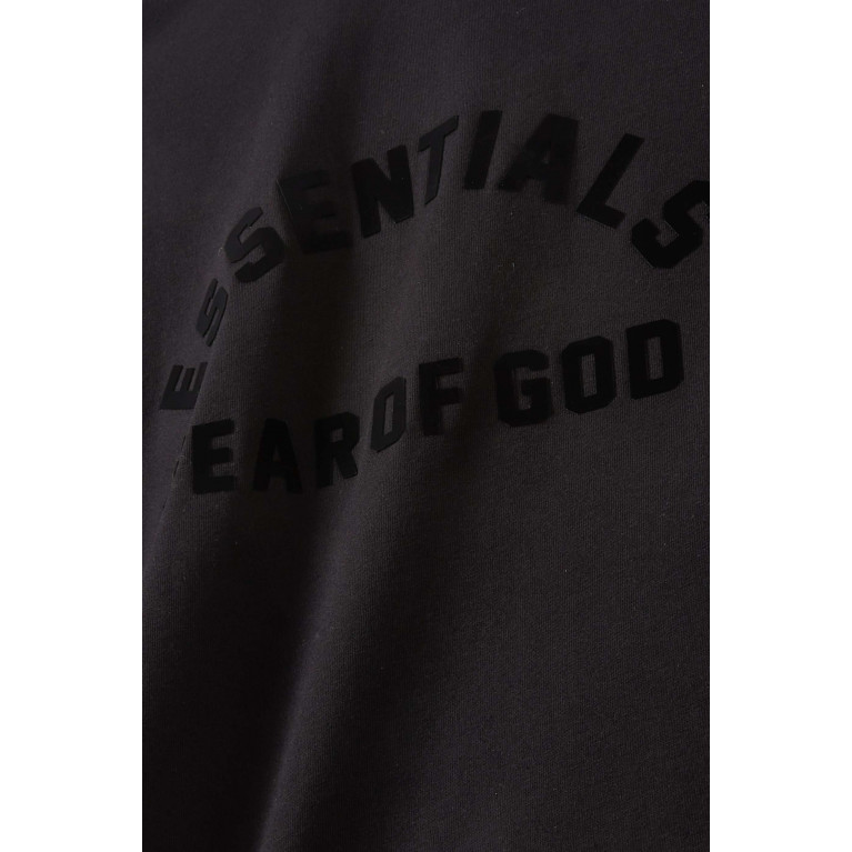 Fear of God Essentials - Flocked Logo T-shirt in Cotton-jersey