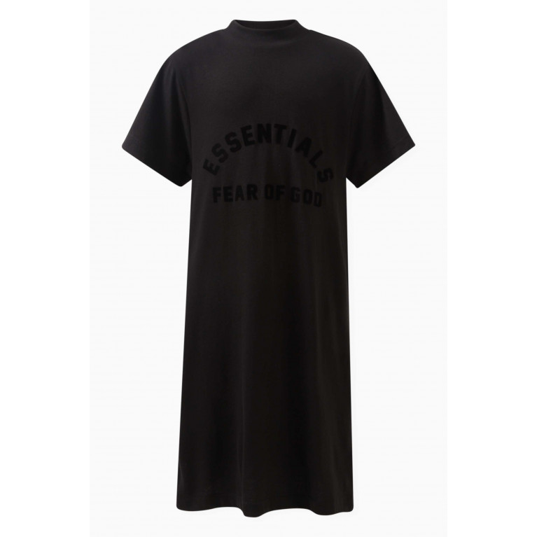 Fear of God Essentials - 3/4 Sleeve T-shirt Dress in Cotton-jersey