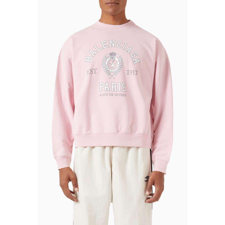 Balenciaga - College 1917 Sweatshirt in Medium Fleece