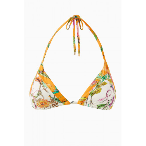 PQ Swim - Embroidered Mix Up Triangle Bikini Top