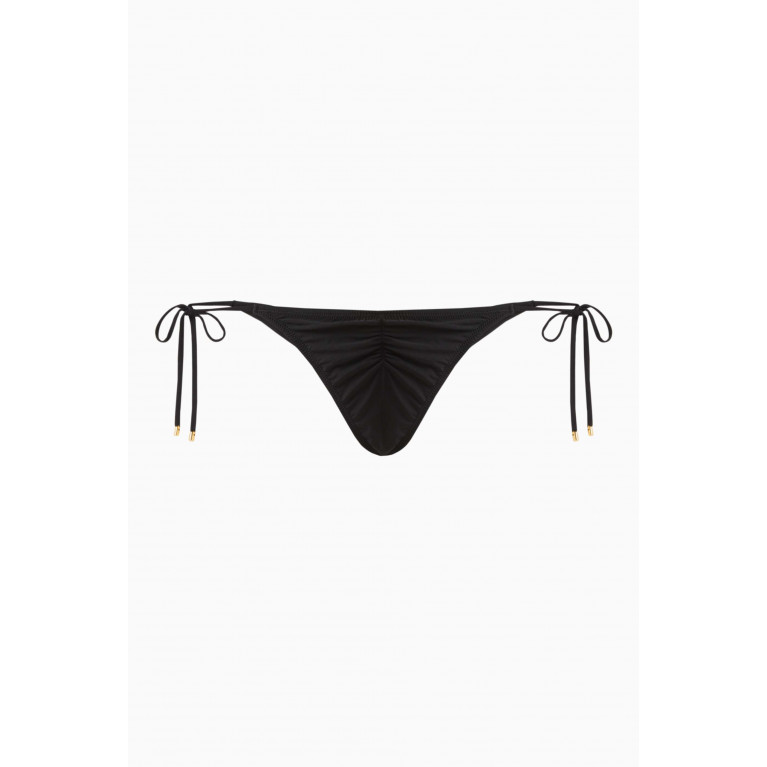 PQ Swim - Ruched Tie Teeny Bikini Bottoms