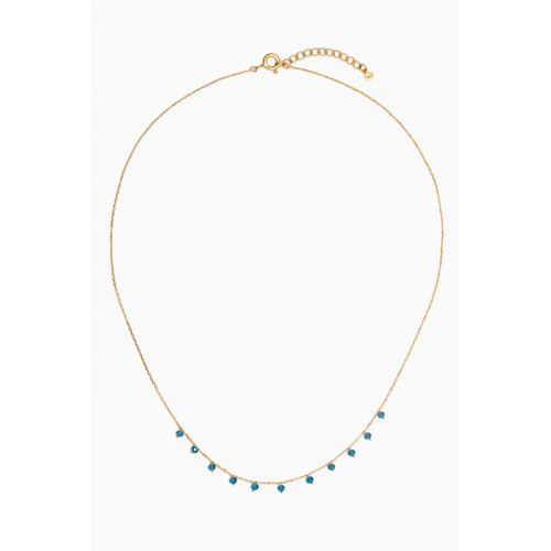 Tai Jewelry - Delicate Charm Necklace in Gold-plated Brass