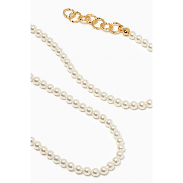 Tai Jewelry - Pearl Necklace in Gold-vermeil
