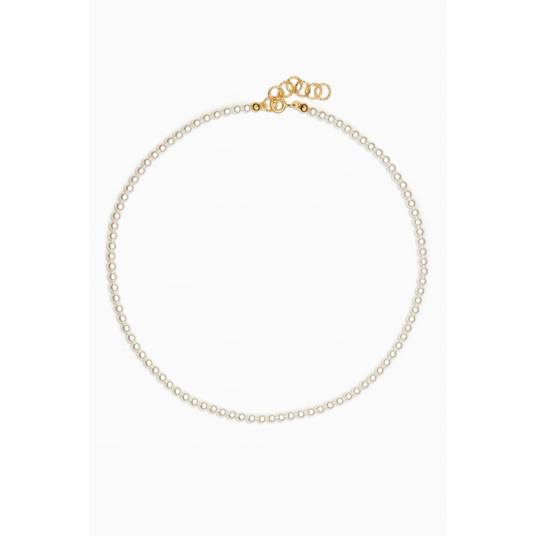 Tai Jewelry - Pearl Necklace in Gold-vermeil
