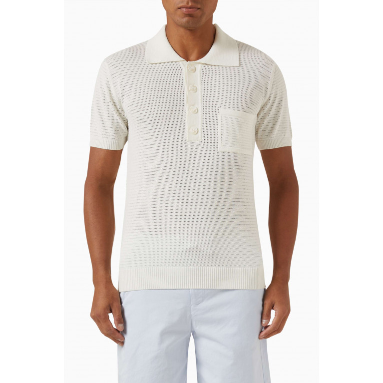 Frescobol Carioca - Clemente Polo Shirt in Cotton-knit