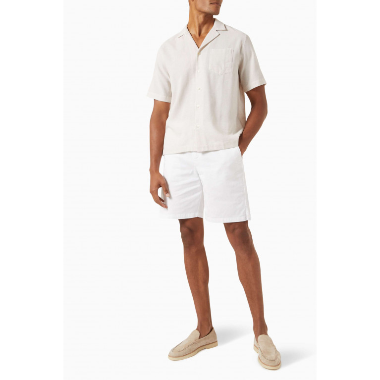 Frescobol Carioca - Angelo Short Sleeved Shirt in Cotton Blend