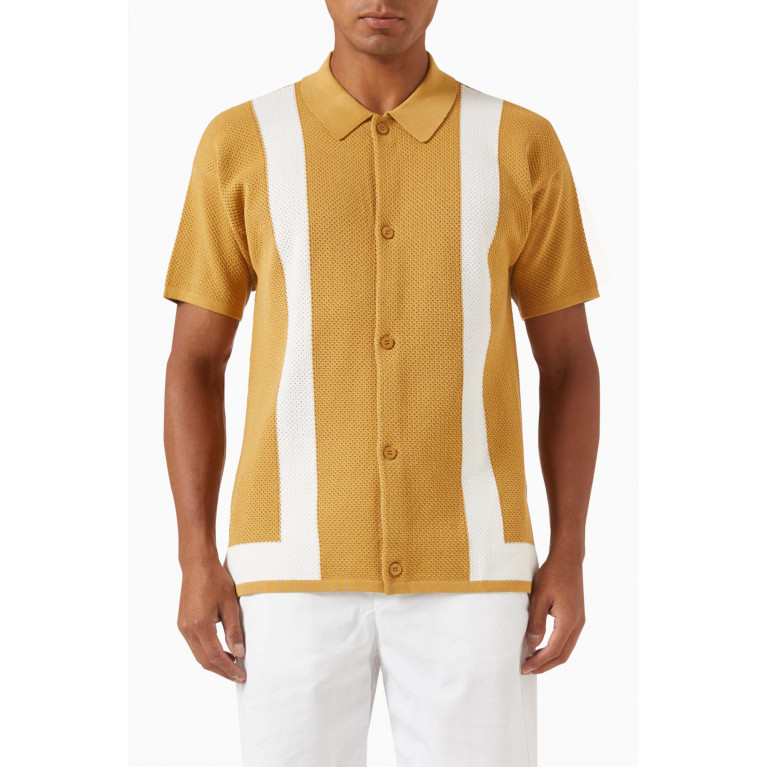 Frescobol Carioca - Barretos Button-up Cardigan in Cotton-knit