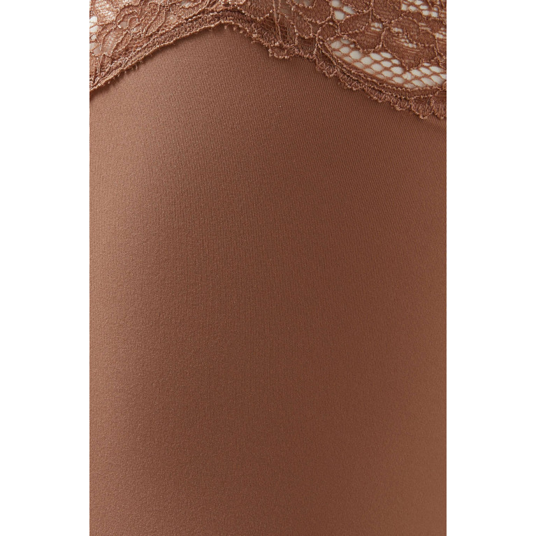 SKIMS - Fits Everybody Corded Lace Long Slip Dress Sienna