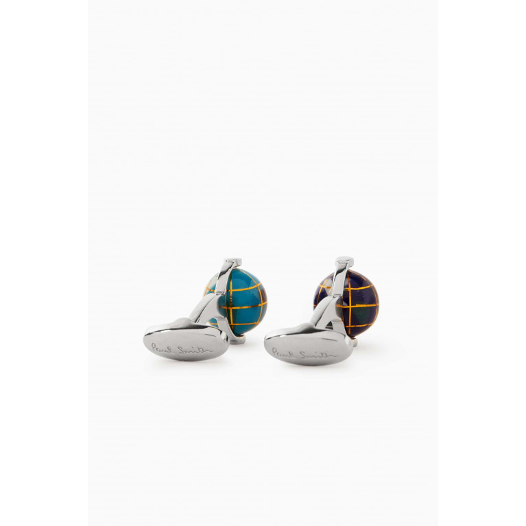 Paul Smith - Globes Cufflinks in Stainless Steel