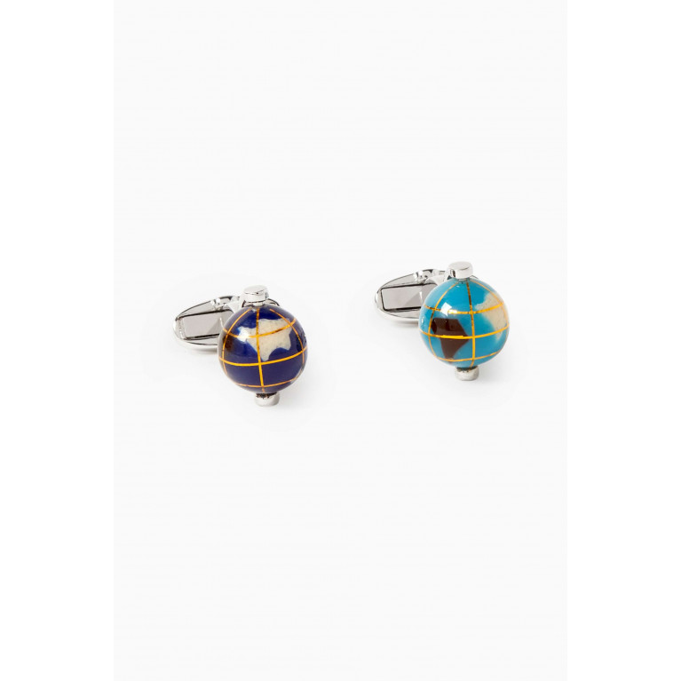 Paul Smith - Globes Cufflinks in Stainless Steel