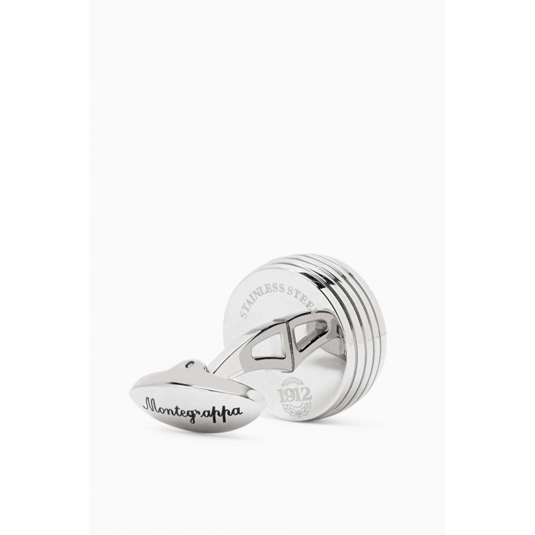 Montegrappa - Piacere Cufflinks in Stainless Steel