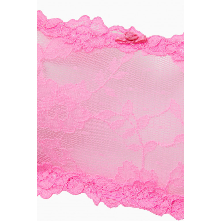 SKIMS - Stretch Lace Skimpy Scoop Bralette Pink