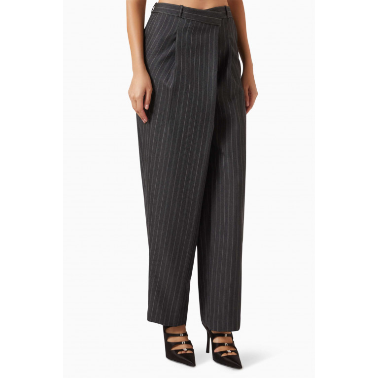 Simkhai - Tayler Trousers in Pinstriped Wool-blend Fabric