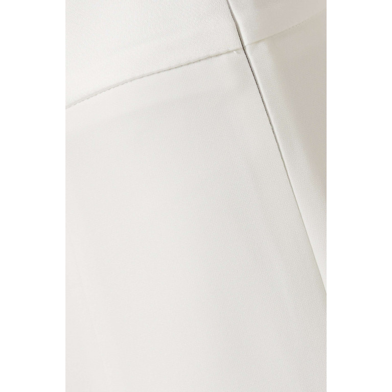 Simkhai - Ariah Front Slit Pants in Acetate-blend White