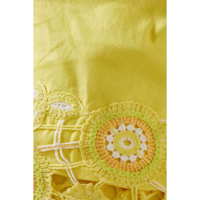 Simkhai - Mads Halterneck Embroidered Dress in Cotton