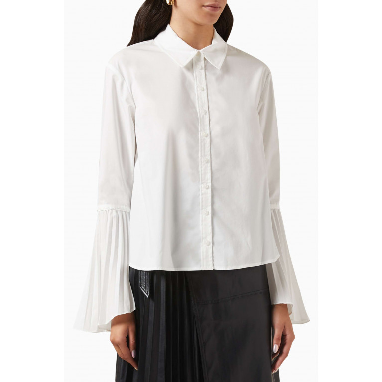 Simkhai - Jordy Shirt in Cotton-poplin White