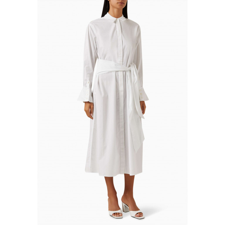 Simkhai - Augustina Midi Shirt Dress in Cotton-poplin