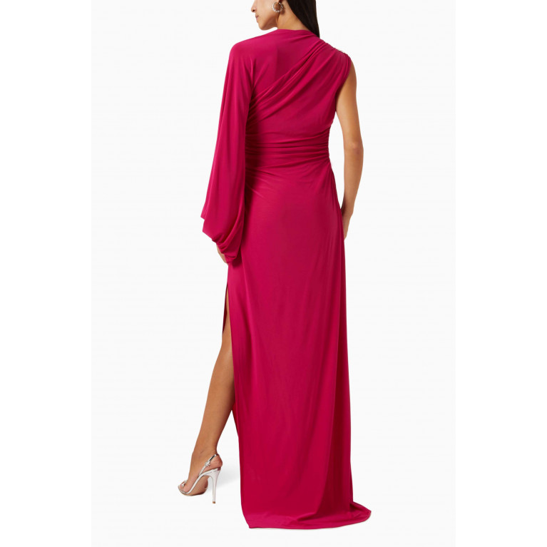 NASS - One-shoulder Dress in Jersey Pink
