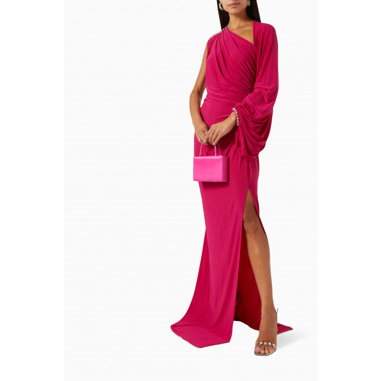 NASS - One-shoulder Dress in Jersey Pink