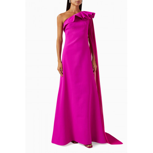 NASS - One-shoulder dress in Crepe Pink