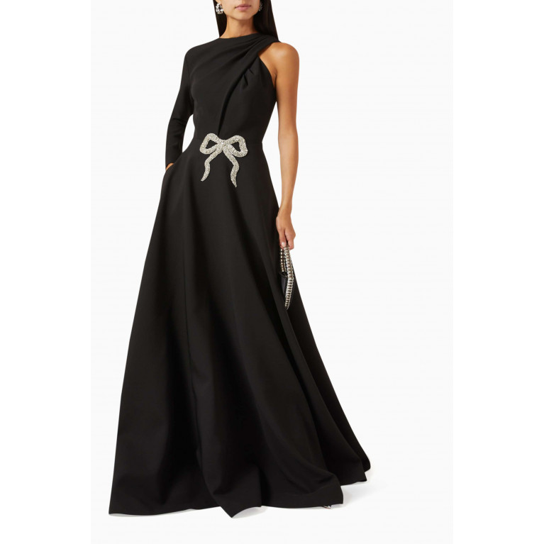 NASS - One-shoulder Dress in Crepe