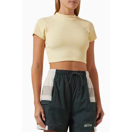 Kith - Shay Rashguard Crop T-shirt in Stretch-nylon