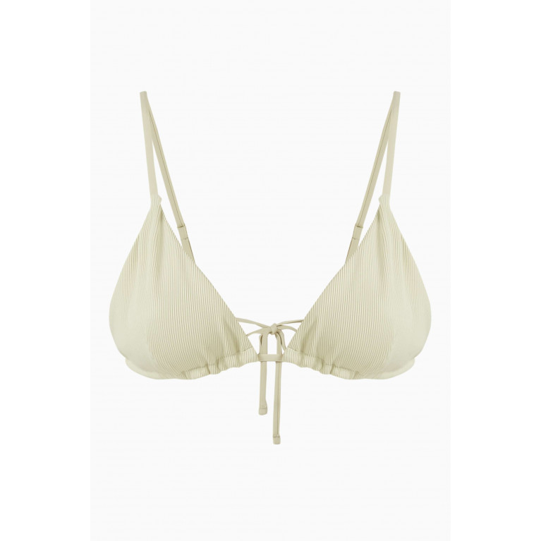 Kith - Lucia II Ribbed Triangle Bikini Top