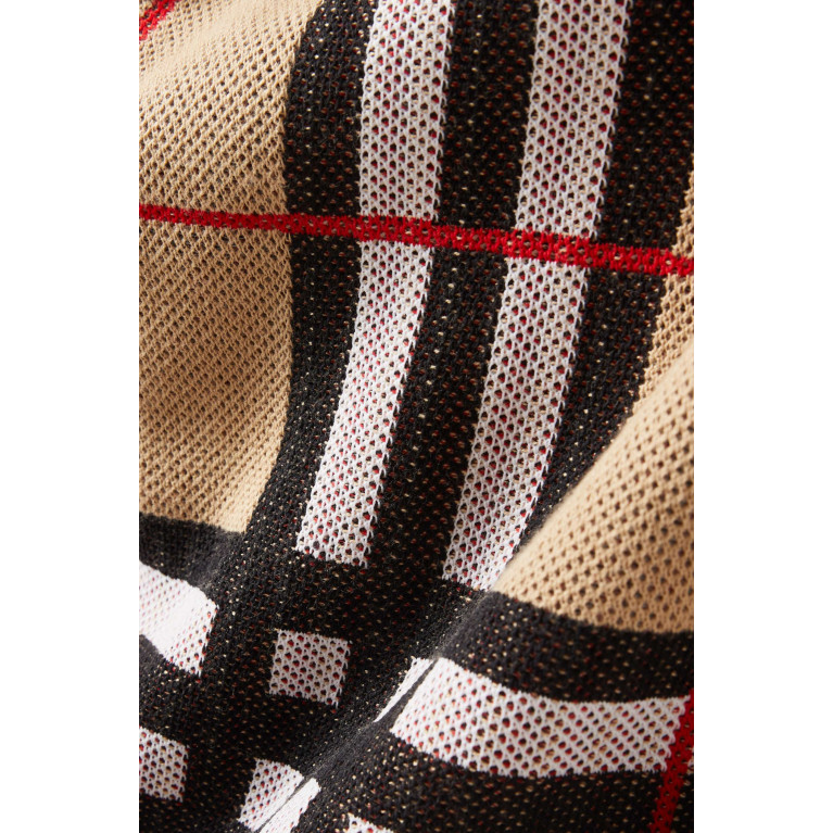 Burberry - Harietta Check Sweater in Cotton-knit