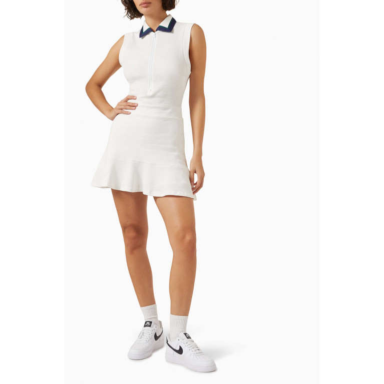 The Upside - Topspin Fay Tennis Dress in Organic Cotton-piqué