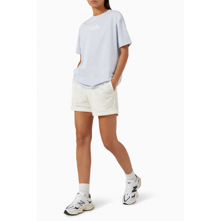 Kith - Rayne Mesh Shorts in Interlock Cotton Neutral
