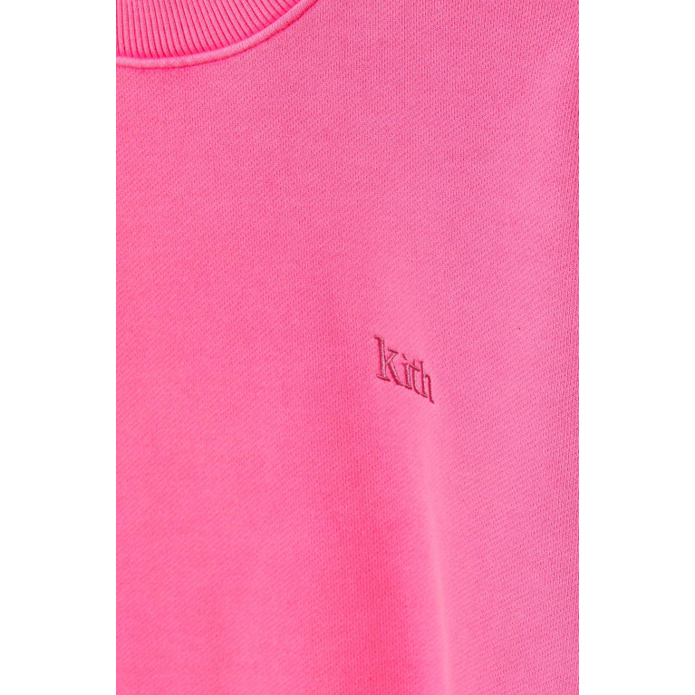 Kith - Asher Crewneck Sweatshirt in Cotton-fleece Pink