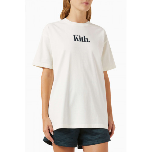 Kith - Vintage Punctuated Logo T-shirt in Jersey Neutral