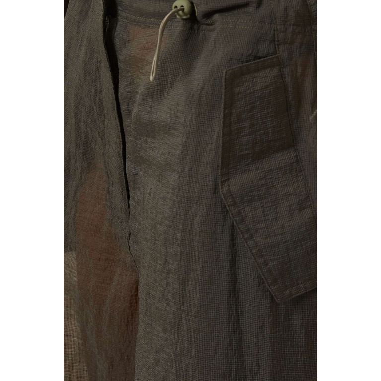 Kith - Nuru Parachute Pants in Sheer-cotton Green