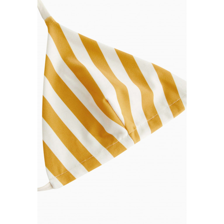 Kith - Lucia II Striped Triangle Bikini Top