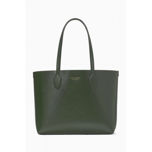 Kate Spade New York - Large Bleecker Tote Bag in Leather Green
