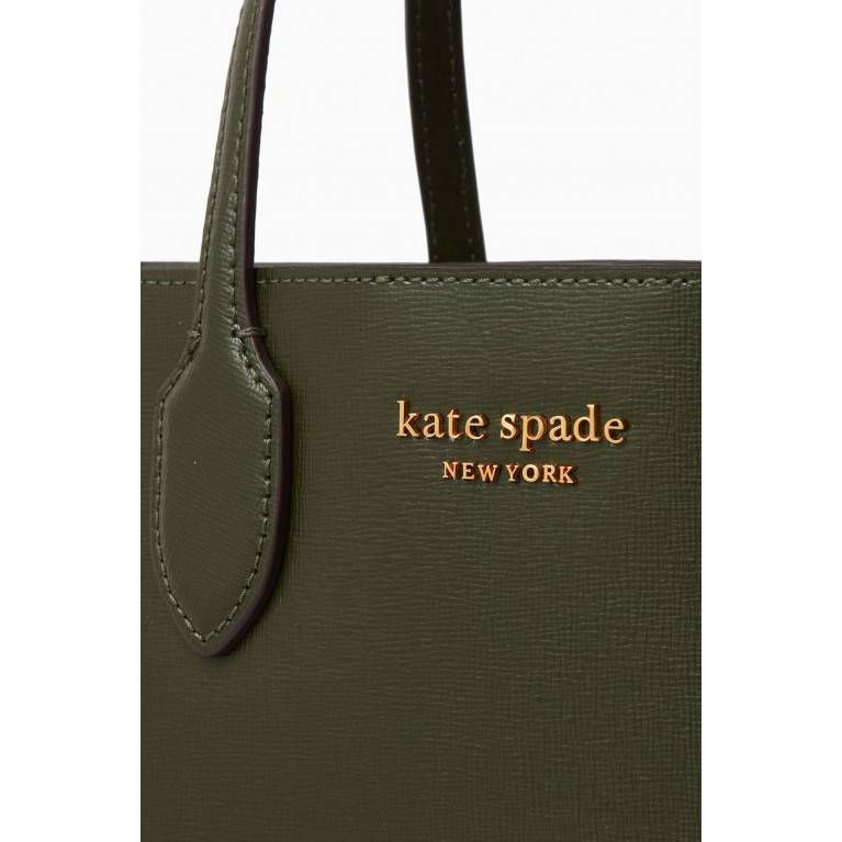 Kate Spade New York - Medium Bleecker Crossbody Tote Bag in Leather Green