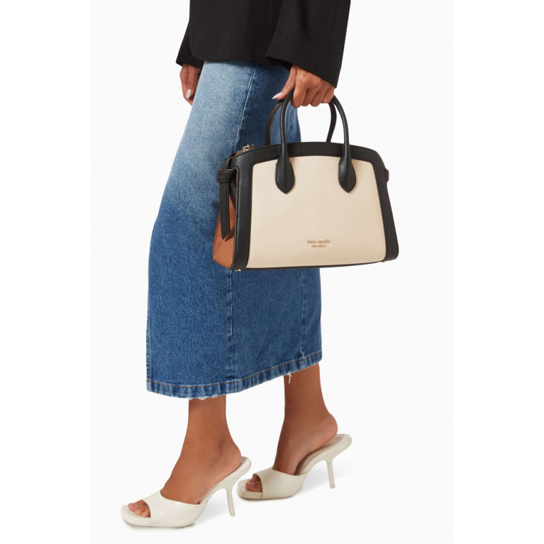 Kate Spade New York - Medium Knott Satchel Bag in Leather
