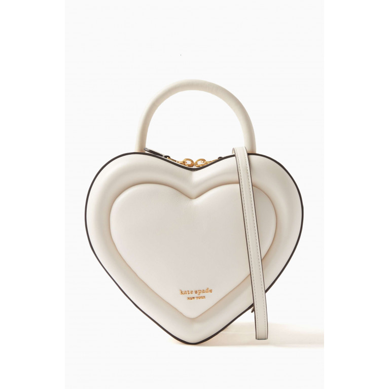 Kate Spade New York - Pitter Patter 3D Heart Crossbody Bag in Leather