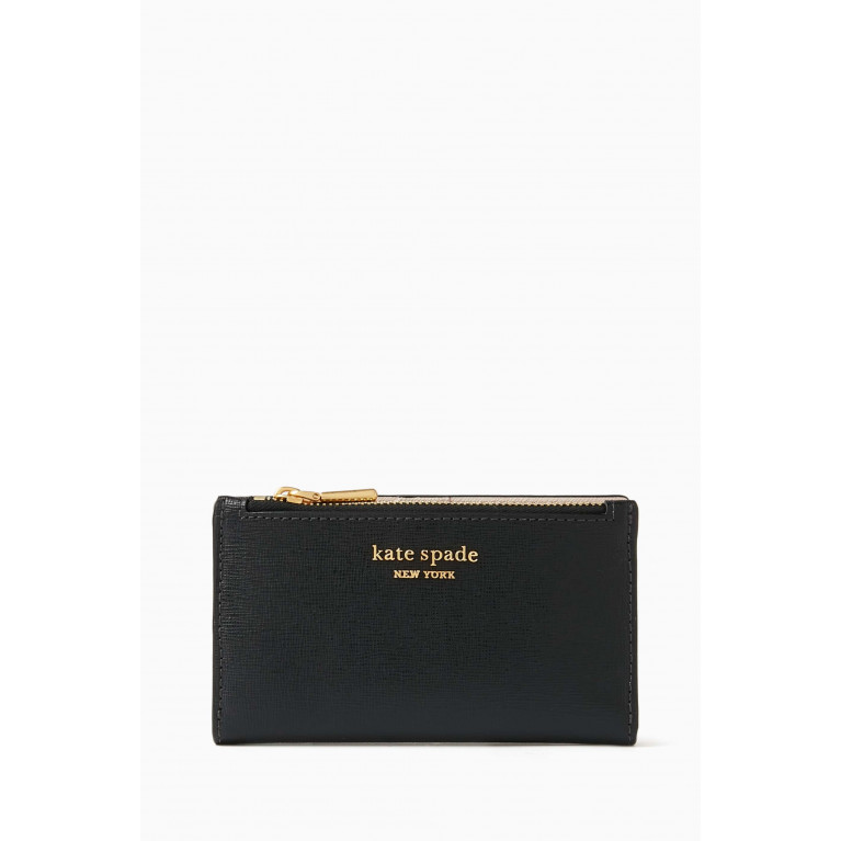 Kate Spade New York - Small Morgan Slim Bifold Wallet in Leather