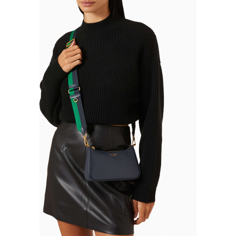 Kate Spade New York - Double-up Crossbody Bag in Colorblocked Leather