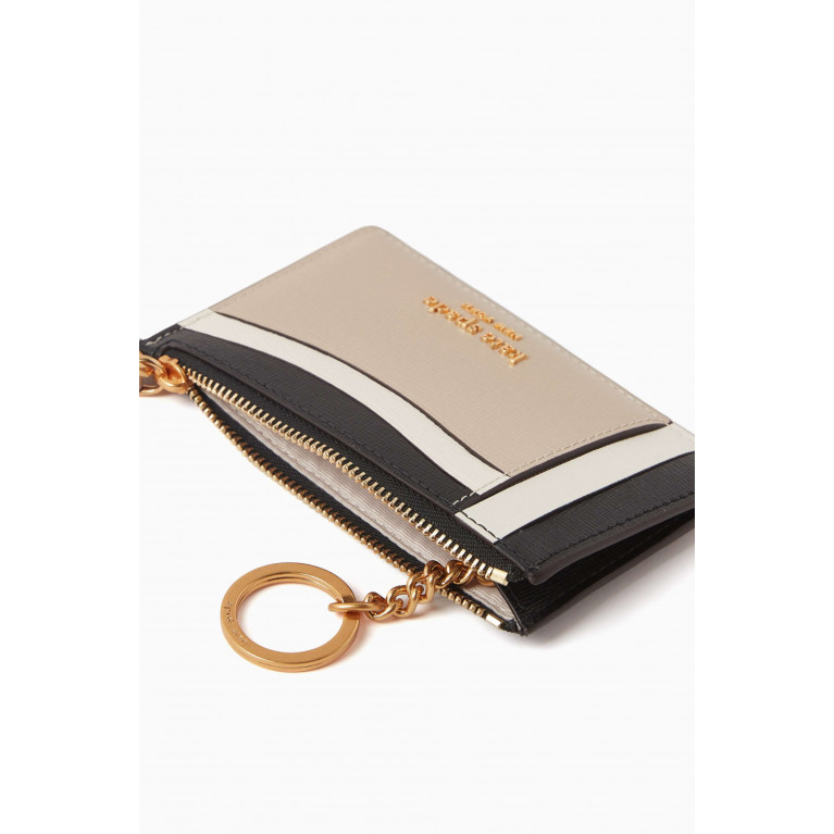 Kate Spade New York - Morgan Card Case Wristlet in Colourblocked Leather